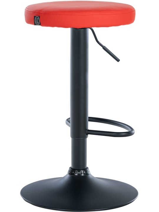 Set van 2 barkrukken Ponte kunstleer, rood