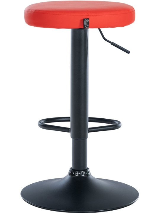 Set van 2 barkrukken Ponte kunstleer, rood