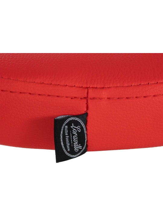 Set van 2 barkrukken Ponte kunstleer, rood