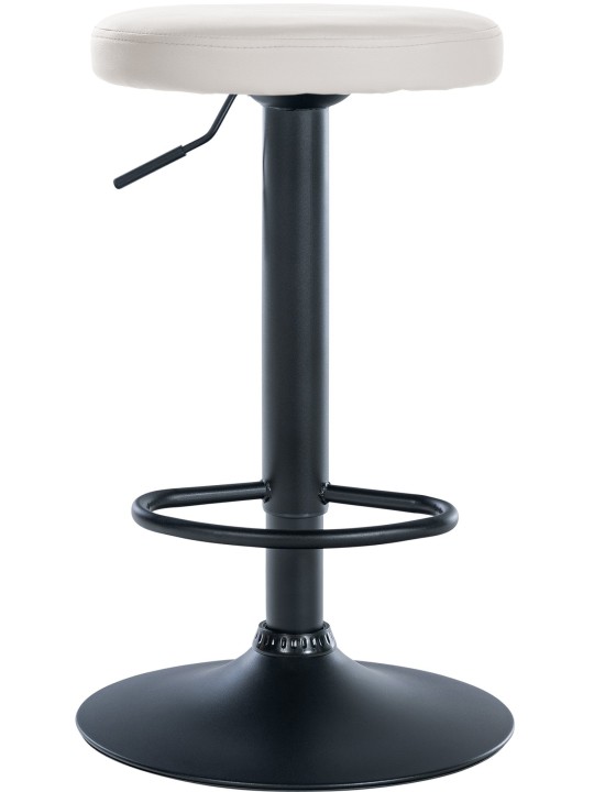 Set van 2 barkrukken Ponte kunstleer, wit