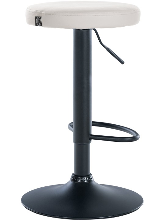 Set van 2 barkrukken Ponte kunstleer, wit