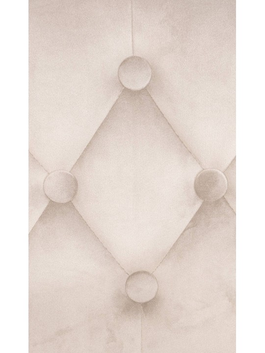 Barkruk Dublin fluweel, crème