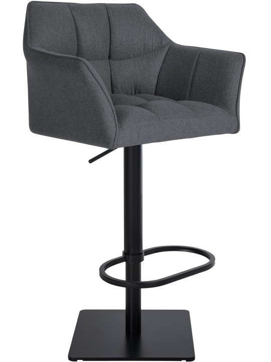 Barkruk Damaso B vilt, grijs Barkruk Damaso B vilt, grijs