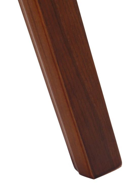 Set van 2 stoelen Kingston stof, walnoot/lichtgrijs