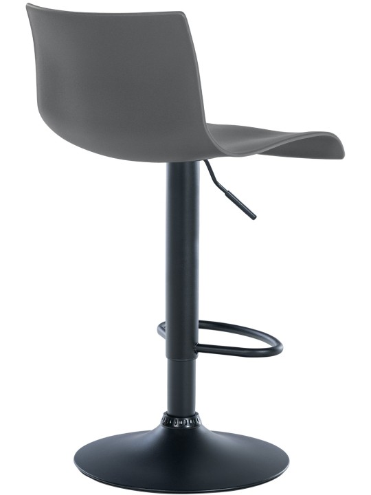 Set van 2 barkrukken Branford kunststof, grijs