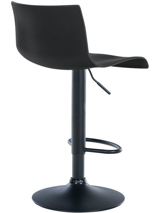 Set van 2 barkrukken Branford kunststof, zwart