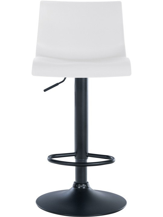 Set van 2 barkrukken Branford kunststof, wit