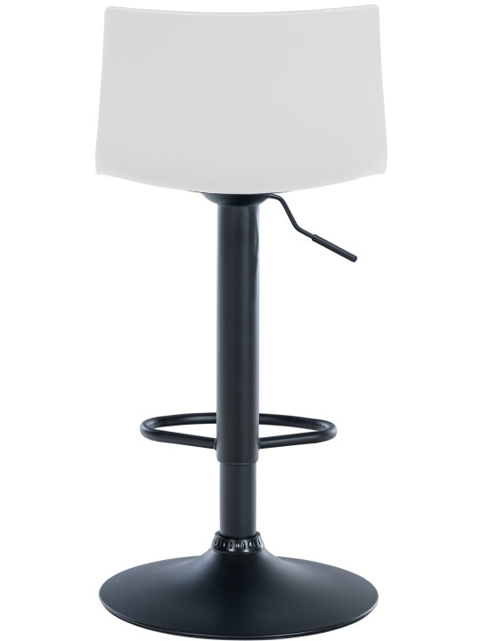 Set van 2 barkrukken Branford kunststof, wit