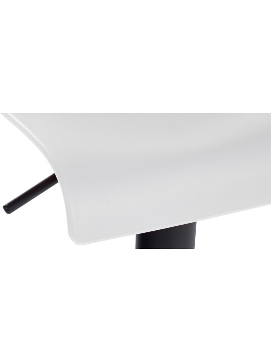 Set van 2 barkrukken Branford kunststof, wit