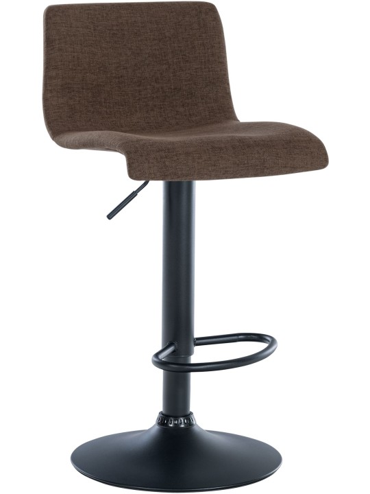 Set van 2 barkrukken Branford stof, bruin