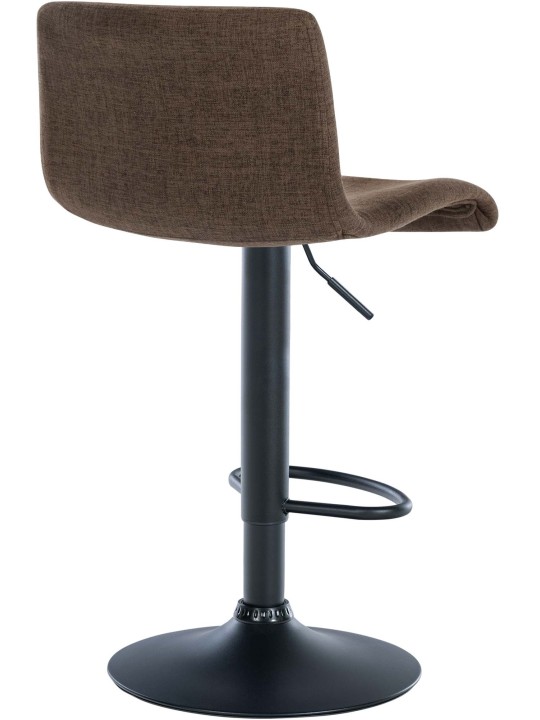 Set van 2 barkrukken Branford stof, bruin