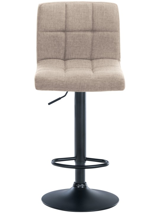 Set van 2 barkrukken Calma stof, crème