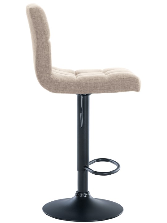 Set van 2 barkrukken Calma stof, crème