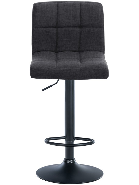 Set van 2 barkrukken Calma stof, donkergrijs