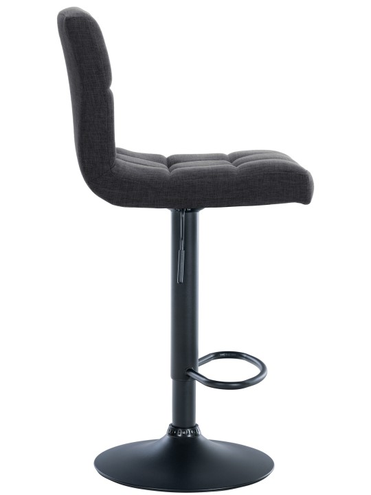 Set van 2 barkrukken Calma stof, donkergrijs