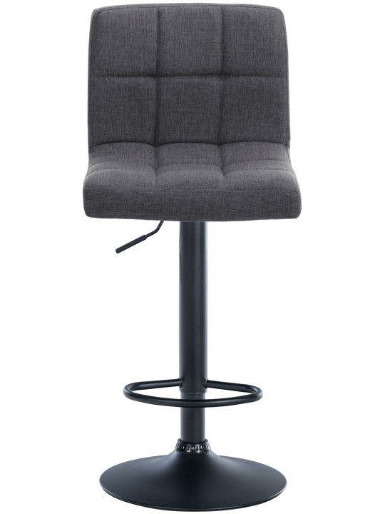 Set van 2 barkrukken Calma stof, lichtgrijs