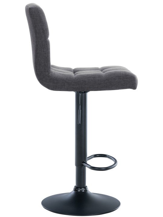 Set van 2 barkrukken Calma stof, lichtgrijs