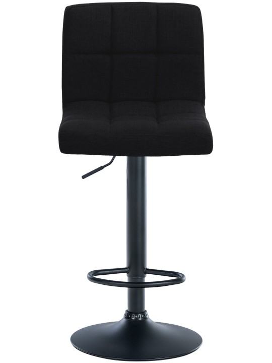 Set van 2 barkrukken Calma stof, zwart