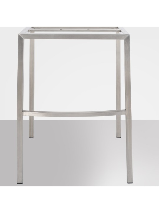 Barkruk Damaso E fluweel met 4-poots frame, grijs Barkruk Damaso E fluweel met 4-poots frame, grijs