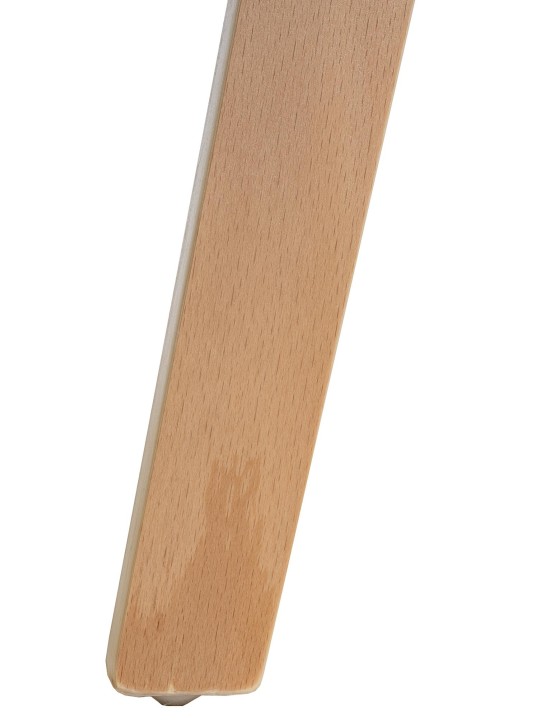 Bezoekersstoel Kingston, naturel/wit