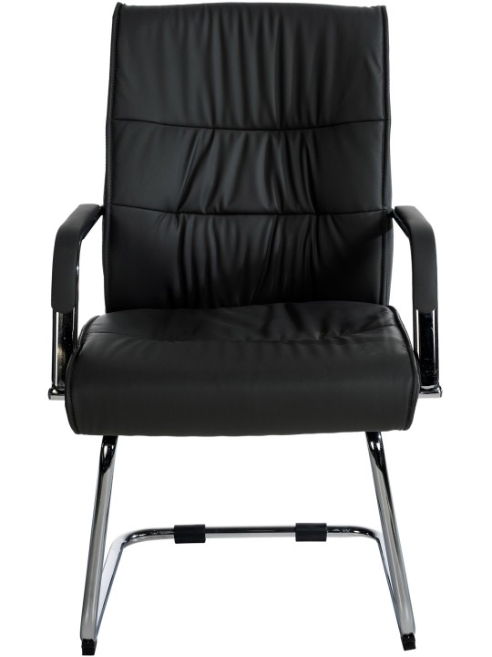 Set van 2 bezoekersstoelen Sievert, zwart