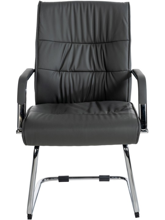 Set van 2 bezoekersstoelen Sievert, grijs