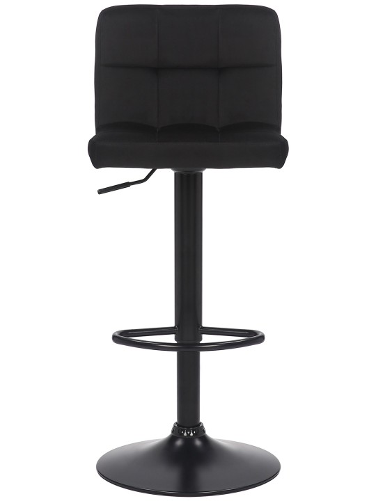 Barkruk Feni fluweel, zwart Barkruk Feni fluweel, zwart