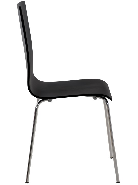 Bezoekersstoel Pepe, zwart
