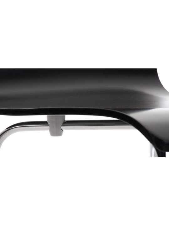 Bezoekersstoel Pepe, zwart