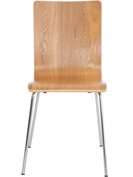 Bezoekersstoel Pepe, eiken