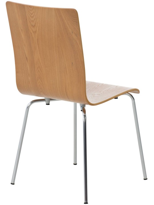 Bezoekersstoel Pepe, eiken