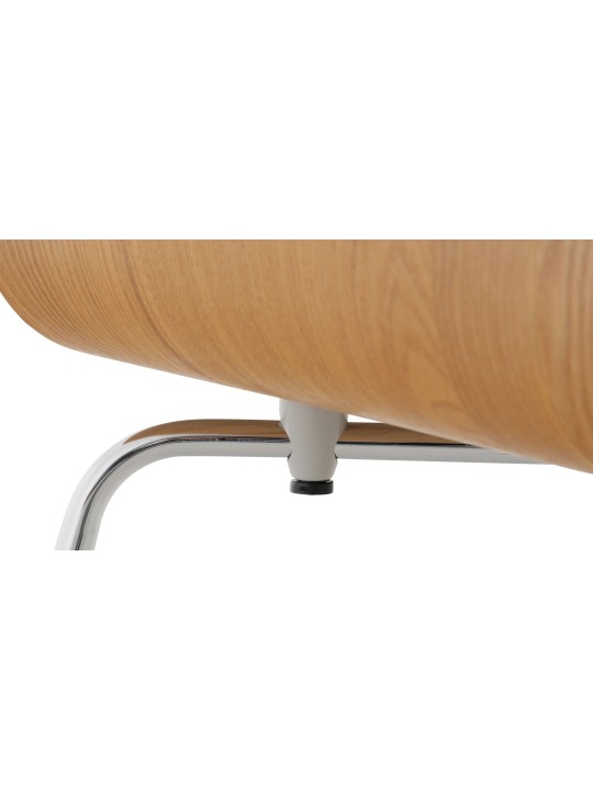 Bezoekersstoel Pepe, eiken