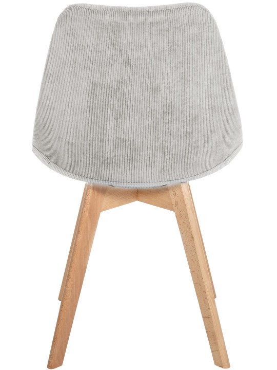 Set van 4 stoelen Linares Cord, beige