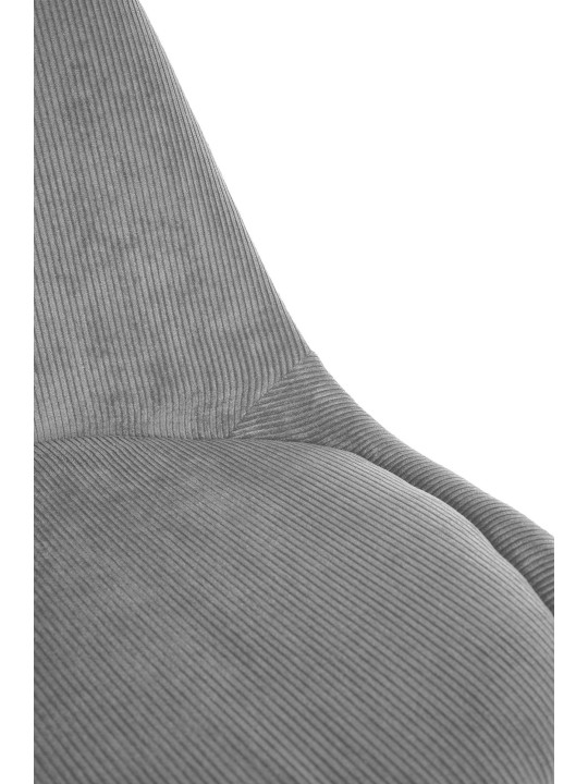 Set van 4 stoelen Linares Cord, grijs