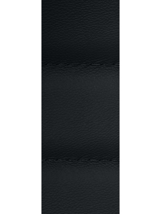 Bureaustoel Mollis echt leer, zwart