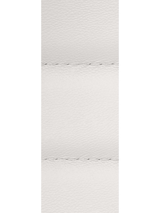 Bureaustoel Mollis echt leer, wit