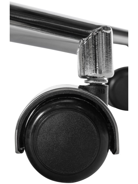 Bureaustoel Mollis echt leer, koffie