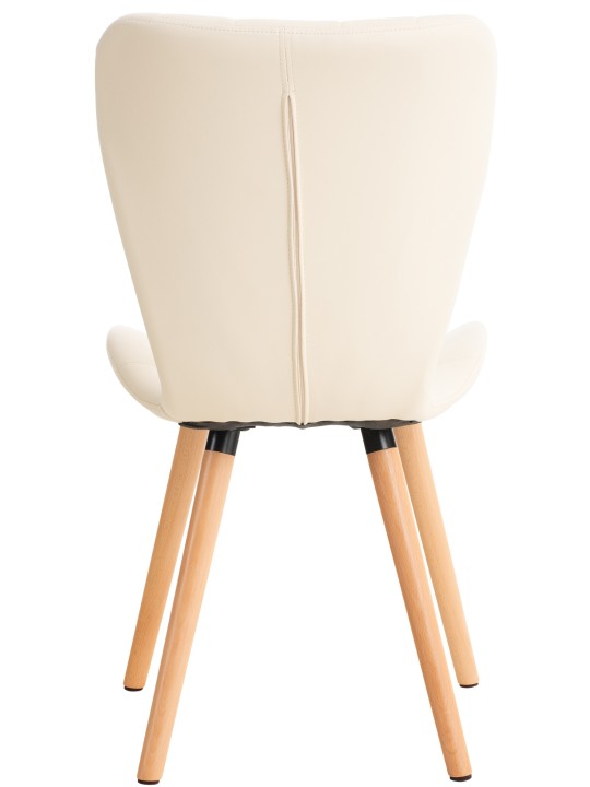 Stoel Elda PU naturel, crème