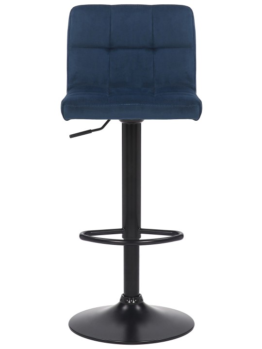 Set van 4 barkrukken Feni fluweel, blauw Set van 4 barkrukken Feni fluweel, blauw