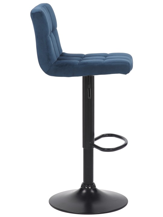 Set van 4 barkrukken Feni fluweel, blauw Set van 4 barkrukken Feni fluweel, blauw