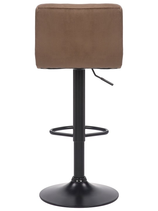 Set van 4 barkrukken Feni fluweel, bruin Set van 4 barkrukken Feni fluweel, bruin