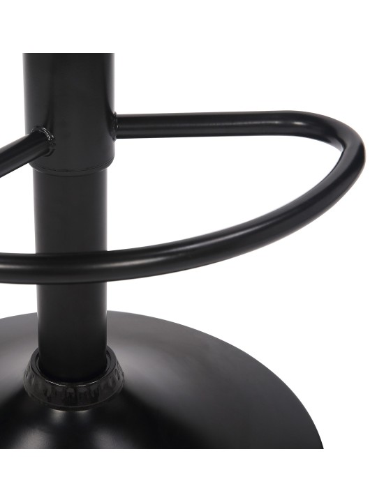 Set van 4 barkrukken Feni fluweel, rood