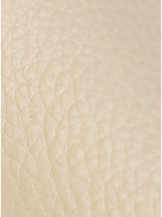 Set van 2 eetkamerstoelen Foley kunstleer, walnoot/crème