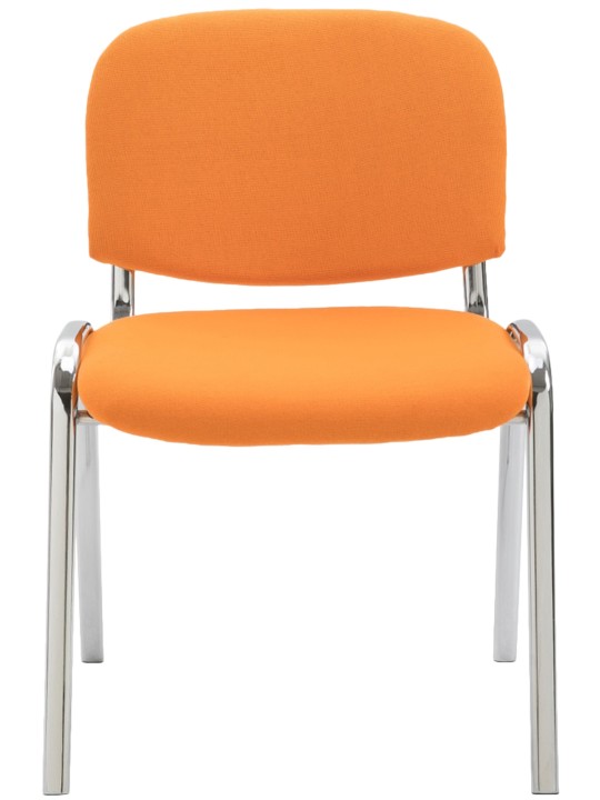 Bezoekersstoel Ken C stof, oranje Bezoekersstoel Ken C stof, oranje