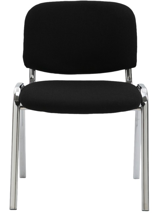 Bezoekersstoel Ken C stof, zwart Bezoekersstoel Ken C stof, zwart