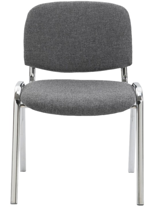 Bezoekersstoel Ken C stof, grijs Bezoekersstoel Ken C stof, grijs