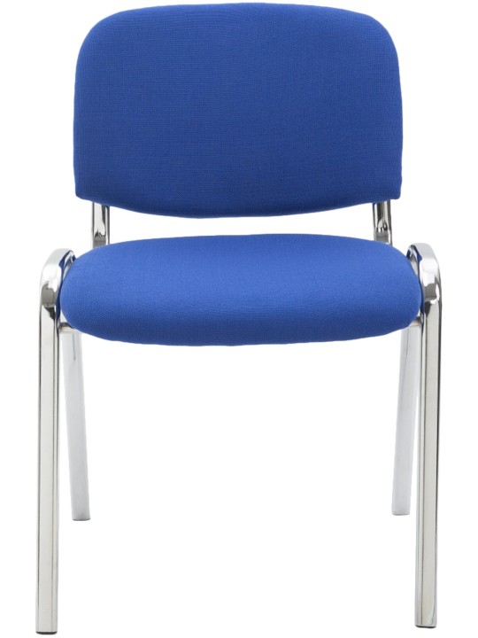 Bezoekersstoel Ken C stof, blauw Bezoekersstoel Ken C stof, blauw
