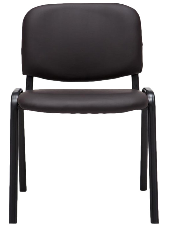 Bezoekersstoel Ken kunstleer, bruin Bezoekersstoel Ken kunstleer, bruin