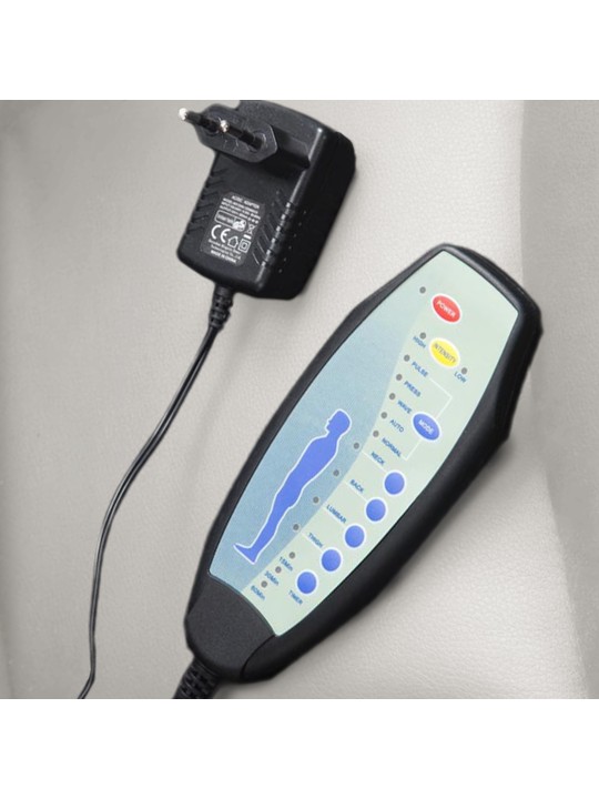 Bureaustoel Pacific met massagefunctie V2, wit