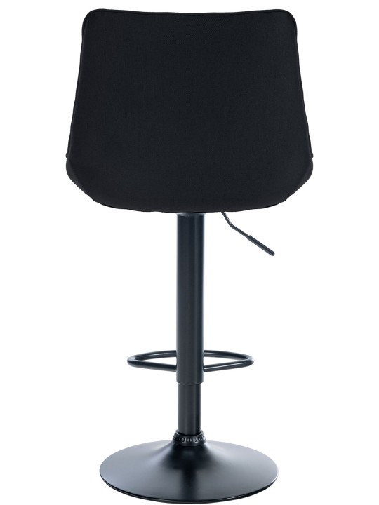 Set van 2 barkrukken Toni stof, zwart